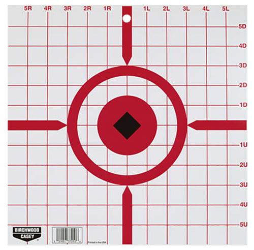 Birchwood Casey 37210 Rigid Sight-In Crosshair Hanging Tagboard 12