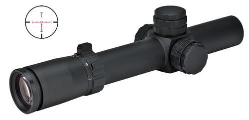 Weaver Optics 800364 Tactical 1-5x 24mm Obj 100-19.9 ft @ 100 yds FOV 30mm Tube Black Matte Circle-Dot