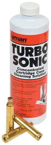 LYMAN TURBO SONIC CASE CLEANING SOLUTION 16OZ. BOTTLE