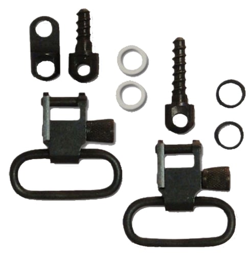 GROVTEC SWIVEL SET FOR RUGER 10/22,#3 & 44 RIFLES BLACK