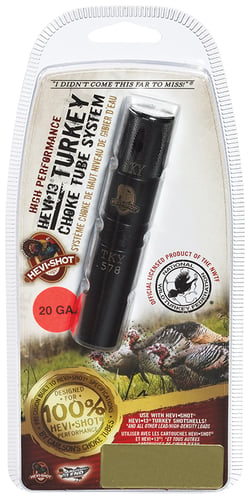 HEVI-Shot 230121 Turkey  Rem Choke 20 Gauge Extended Range 17-4 Stainless Steel Black