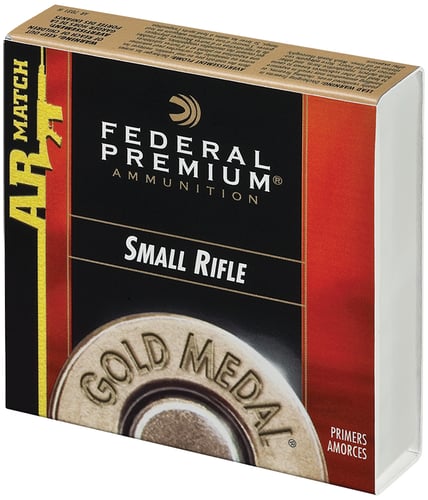 Federal Premium Gold Medal Centerfire Primers- AR Small Rifle Match 1000/ct