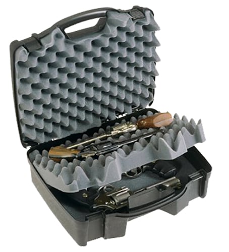 Plano 140402 Protector Pistol Case Black Polymer Holds 4 Pistols