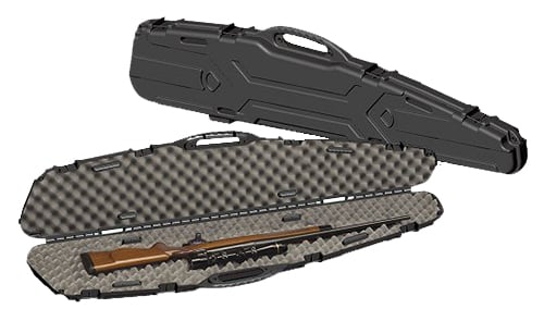 Plano 151101 Single Pillared Scoped Rifle Case Black Polymer Foam Padding