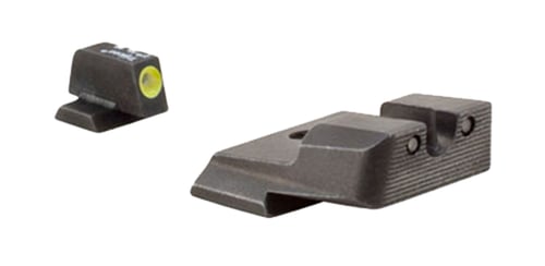 Trijicon 600558 HD Night Sights- Smith & Wesson M&P/ SD9/ SD40  Black | Green Tritium Yellow Outline Front Sight Green Tritium Black Outline Rear Sight
