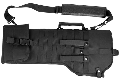 NcStar CVRSCB2919B VISM AR-15 Tactical Scabbard Adjustable Carry Handle, Fits Most Rifle/Carbines, Grommet Drainage