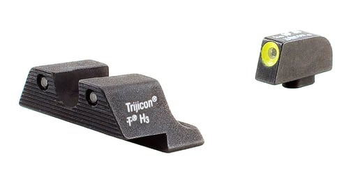 TRIJICON NIGHT SIGHT SET HD YELLOW OUTLINE FOR GLOCK 17!