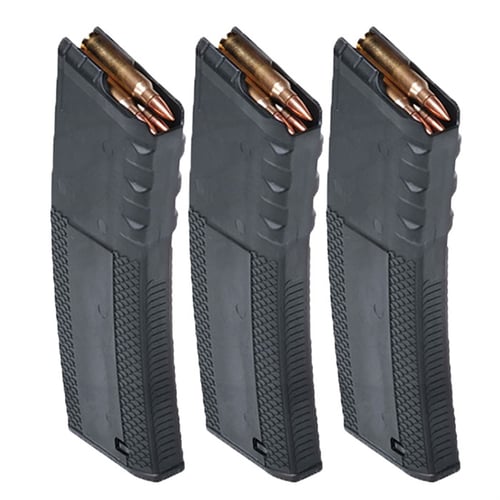 Troy Ind SMAG3PK00BT00 Battlemag 223 Rem,5.56 NATO AR-15 Platform M$,M16,AR15,HK416,FNSCAR 30rd Black Detachable 3 Pack