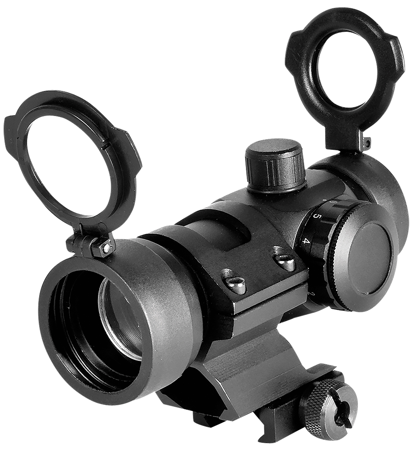 NcStar DMRG130 30 mm Red & Green Dot Tube Reflex Optic  1x30mm 3 MOA Red/Green Dual Illuminated Reticle Black Anodized Aluminum