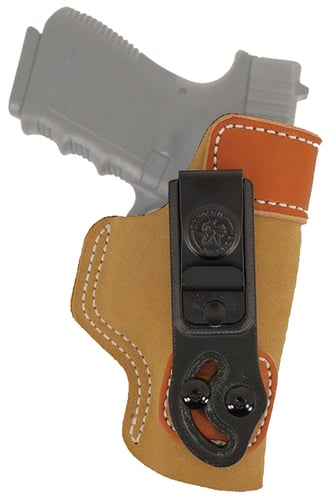 DeSantis Gunhide 106NA02Z0 Sof-Tuck  IWB Tan Leather/Suede Belt Clip Fits S&W J Frame Right Hand
