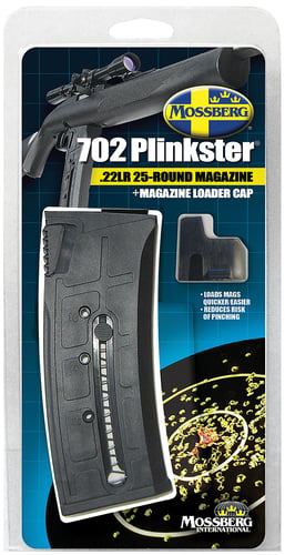 Mossberg 95725 702 Plinkster  25rd 22 LR Magazine For Use w/Mossberg International 702 Plinkster