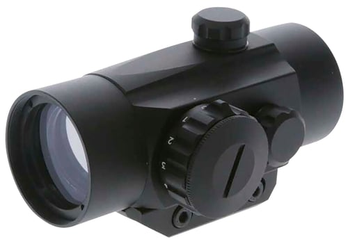 TruGlo TG8030P Traditional  Anodized Matte Black 1x30mm 5 MOA Red Dot Reticle