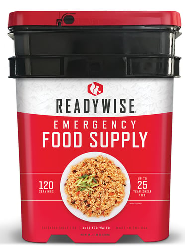 ReadyWise RW01120 Grab N Go Bucket Freeze Dried Entrees 120 Servings Per Bucket