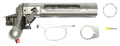 Savage 18182 Target Action Short Standard Caliber Bolt Head Right Bolt Left Port Stainless Steel