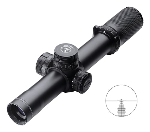 Leupold 112564 Mark 8 1.1-8x 24mm Obj 92 ft-14.7 ft @ 100 yds FOV 34mm Tube Black Matte Illuminated H-27D