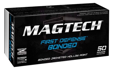 Magtech 45BONA First Defense 45 Automatic Colt Pistol (ACP) 230 GR Bonded Jacket Hollow Point 50 Bx/ 20 Cs