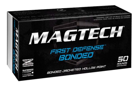 Magtech 9BONA First Defense 9mm Luger 124 GR JHP Bonded 50 Bx/20 Cs