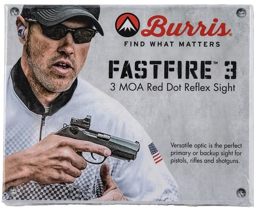 Burris 300234 FastFire 3  Matte Black 1 x 21 x 15 mm 3 MOA Red Dot