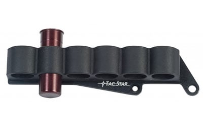 TacStar 1081210 SideSaddle Slimline Shotgun 12 Gauge 6 Rounds Black Polymer w/Aluminum Mounting Plate