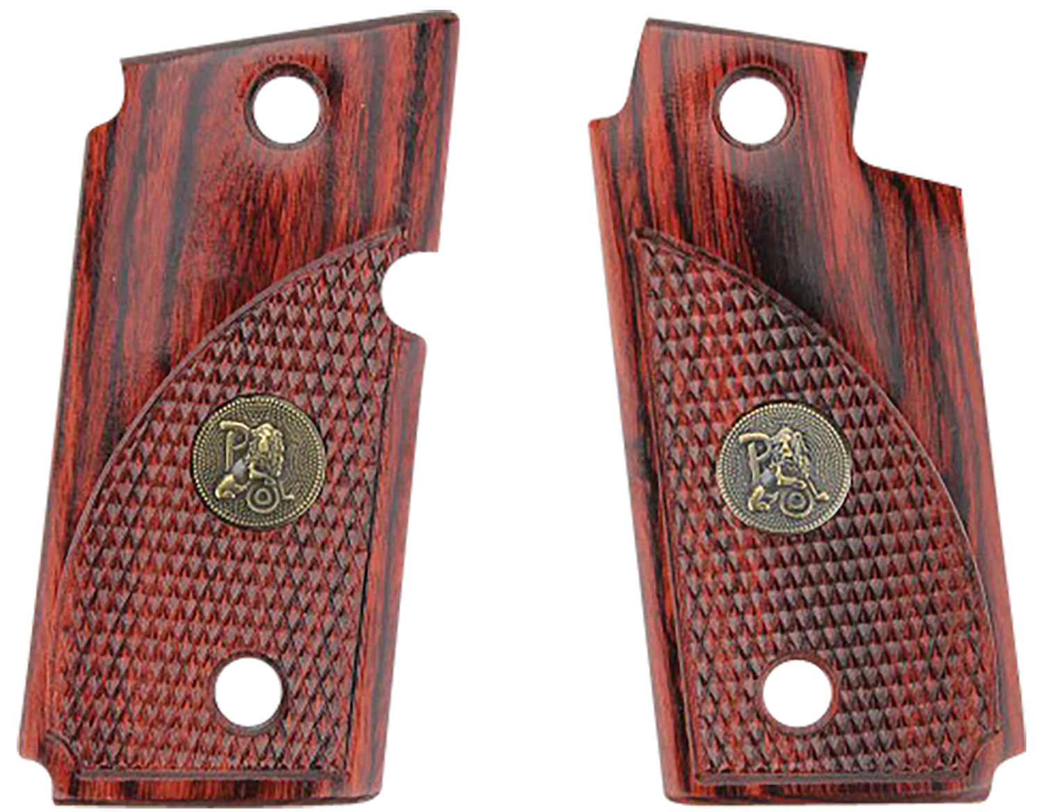 Pachmayr 63140 Renegade Grip Checkered Rosewood Laminate Panels for Sig P238