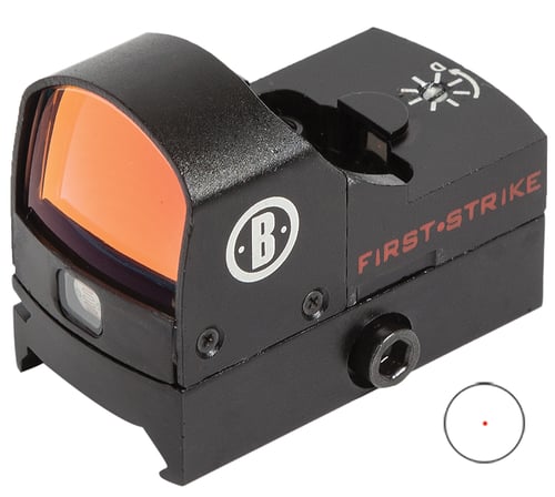 Bushnell 730005 Trophy First Strike Matte Black 1x 5 MOA Illuminated Red Dot Reticle
