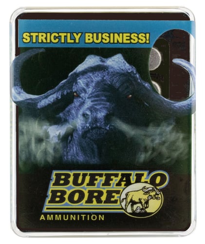 Buffalo Bore Ammunition 3A20 Outdoorsman Strictly Business 45 Colt +P 325 gr Lead Flat Nose 20 Per Box/ 12 Case