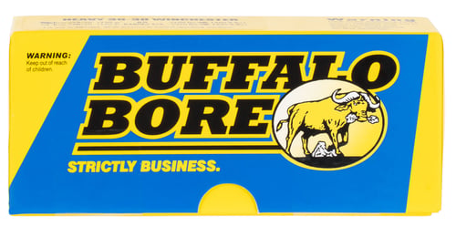 Buffalo Bore Ammunition 8C20 Lever Gun Strictly Business 45-70 Gov 350 gr Semi Jacketed Flat Point 20 Per Box/ 12 Case