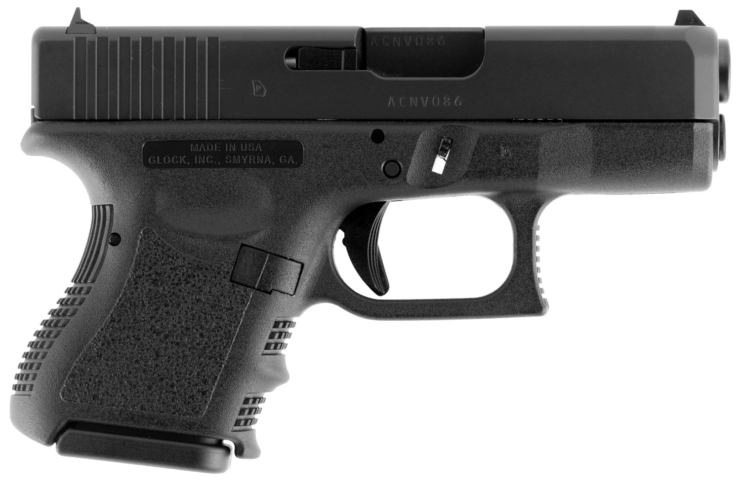 Glock UI2750201 G27 Gen3 Sub-Compact Frame 40 S&W 9+1, 3.43