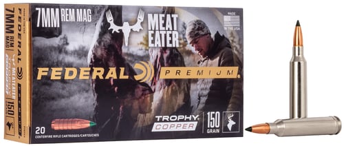Federal P7RTC3 Premium  7mm Rem Mag 150 gr Trophy Copper 20 Per Box/ 10 Case
