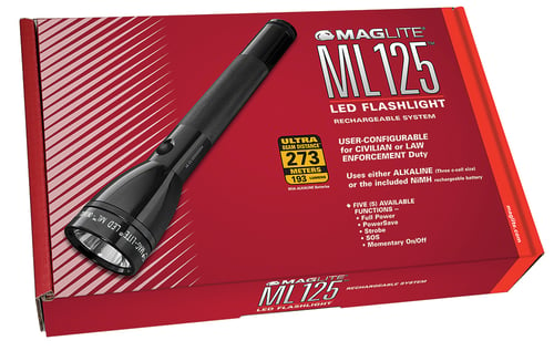 Maglite ML125SS014 ML125 LED 193 Lumen w/Battery/Charger
