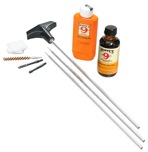 Hoppes U22 Rifle Cleaning Kit 22/257 Cal, Includes Storage Box