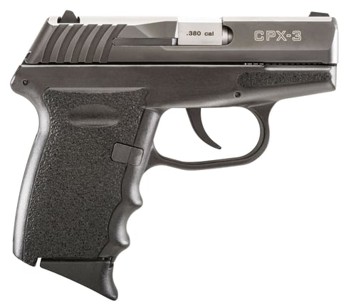 SCCY CPX3-CB PISTOL .380 10RD BLACK/BLACK W/O SAFETY