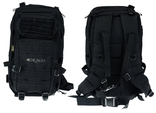 DRAGO TRACKER BACKPACK BLACK 4-MAIN STORAGE AREA HEAVY DUTY