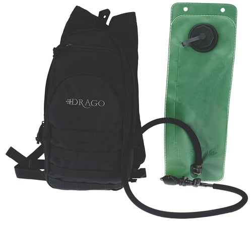 Drago Gear 11301BL Hydration Pack 600 Denier Polyester Black