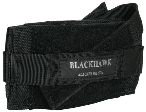 Blackhawk 40FB02BK Flat Belt  OWB Black Cordura Belt Loop Fits Most Pistols/Sm & Med Revolvers Ambidextrous