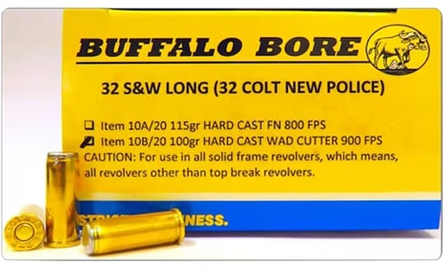 Buffalo Bore Ammunition 3J20 Anti-Personnel Strictly Business 45 Colt 225 gr Soft Cast Hollow Point 20 Per Box/ 12 Case