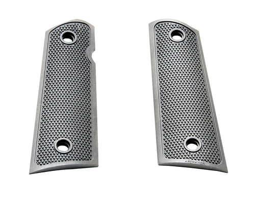 Archangel AA107 Grip Panels  Made of Aluminum With Black Anodized Diamond Checkering Finish for 1911 Government
