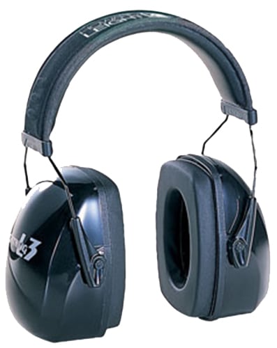 Howard Leight R03318 Leightning L3 Passive Muff 30 dB Over the Head Black Adult 1 Pair