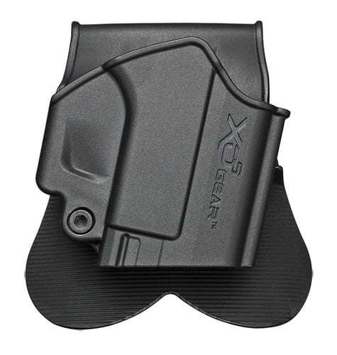 Springfield Armory XDS4500H XD-S Gear Holster OWB Black Polymer Paddle Fits Springfield XD-S 9/45 Fits 3.30-4