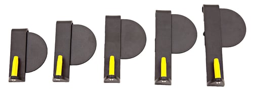 Versacarry 380SM Zerobulk  IWB Size Medium Black/Yellow Resin Belt Clip Fits 3.25