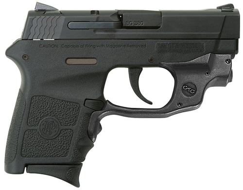 Smith & Wesson 10178 M&P Bodyguard 380 Crimson Trace Laserguard 380 Automatic Colt Pistol (ACP) Double 2.75