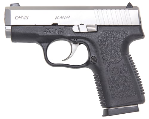 Kahr CM45 Pistol  <br>  .45 ACP 3.3 in. Two Tone Black and Stainless 5 rd.