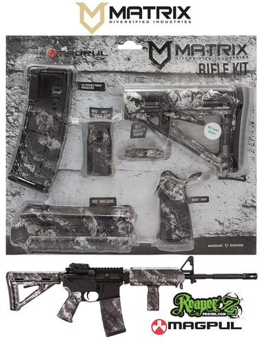 MDI MAGMIL19-ZS Reaper Z Silver Magpul MOE Kit Poly AR-15