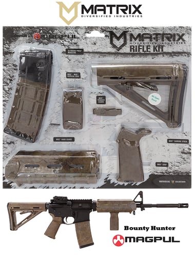 MDI MAGMIL20-BH Bounty Hunter Magpul MOE Kit Poly AR-15