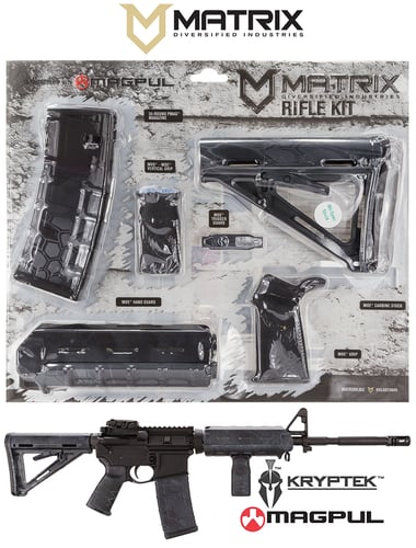 MDI MAGMIL37-TY Kryptek Typhon Magpul MOE Kit Poly AR-15