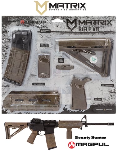 MDI MAGCOM26-BH Bounty Hunter Magpul MOE Kit AR-15 Polymer