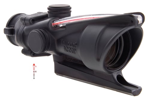 Trijicon 100213 ACOG  Black Hardcoat Anodized 4x32mm Illuminated Red Triangle Post Reticle