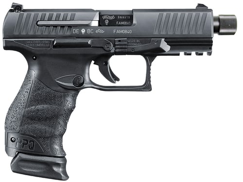Walther PPQ M2 Pistol  <br>  9mm 15+1 Black Polymer Threaded Barrel 4.6 in.