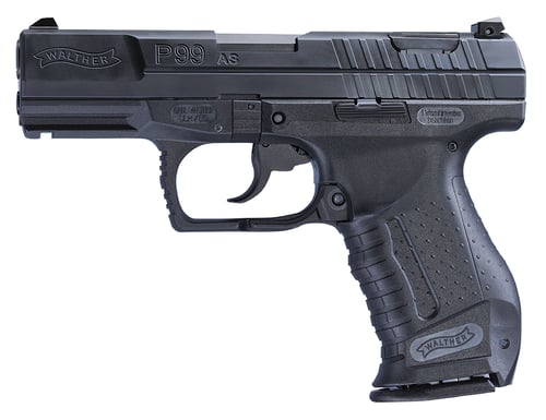 Walther P99 AS Pistol  <br>  9mm 4 in. Black 15 rd.