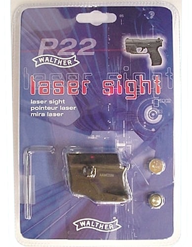 WALTHER P22 RED LASER SIGHT RAIL MOUNT BLACK